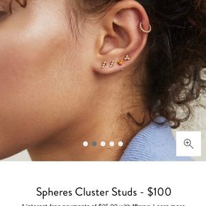 Mejuri Spheres Cluster Studs